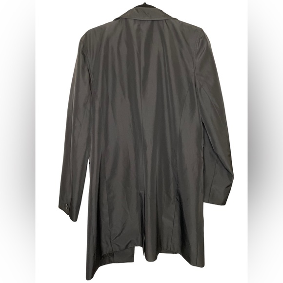 Ann Taylor Loft Long Black Jacket with Buttons Size Large - Picture 2 of 5